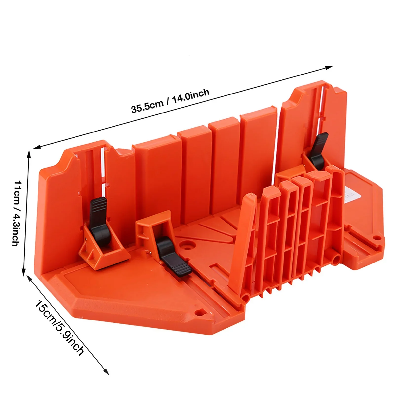 البلاستيك ميتري صندوق تشذيب المنشار قطع الخشب اليد المنشار الأجهزة أداة 14 بوصة مع المشبك ميتري صندوق الخشب المنشار ميتري صندوق المنشار صندوق ميتري