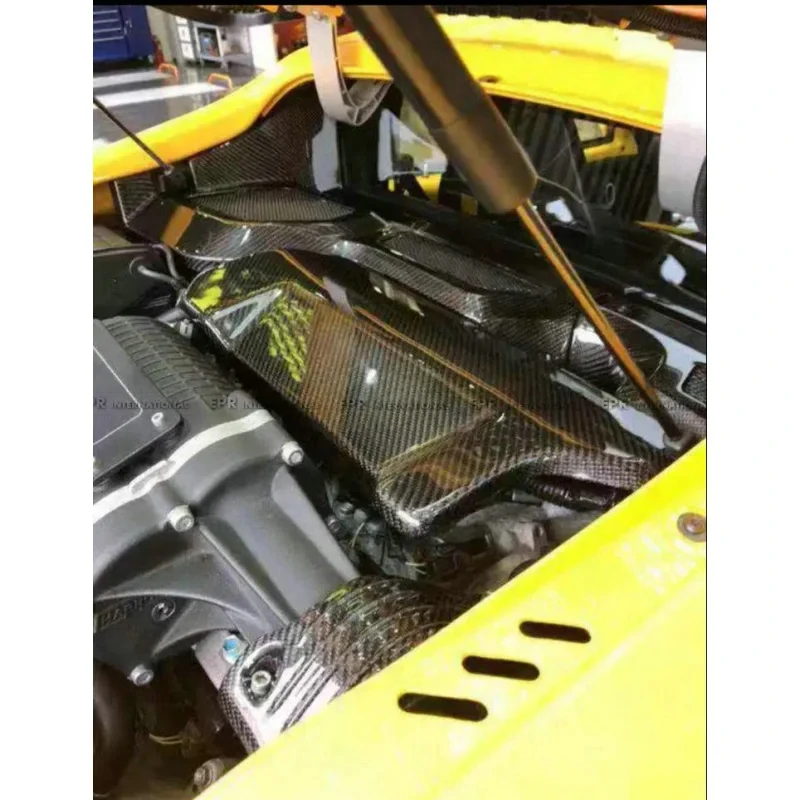 For Lotus Exige S3 2010 Carbon Fiber Engine Compartment Cover Accessory