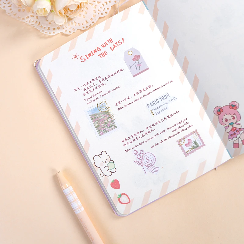 3 Pcs Random Gold Foil Stamp Travel Stickers Scrapbooking Diy Journal Cute Sticker Sheet Stationery Decor Aesthetic Gift