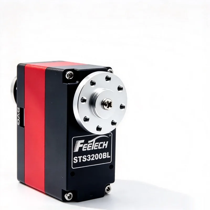 12V 200KG ST-3200 Steel Gear Dual-Axis Constant Force TTL Serial Smart Brushless Servo 360° Magnetic Encoded For