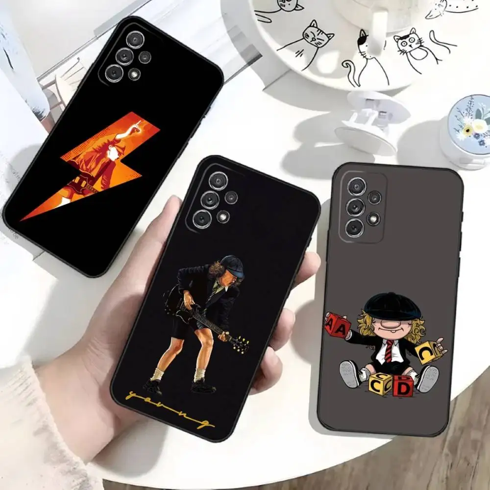 

Music Band A-AC-DC-c Phone Case For Samsung S25,S24,S21,S22,S23,S30,Ultra,S20,Plus,Fe,Lite,Note,10 Black Soft Shell