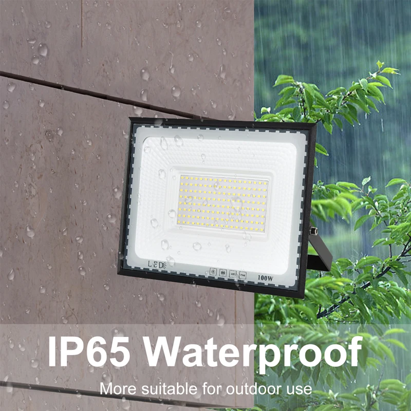 

LED Floodlight 30W 50W 100W 150W 200W Outdoor Wall 220V Waterproof Spotlight Street Garage Reflector Flood Light