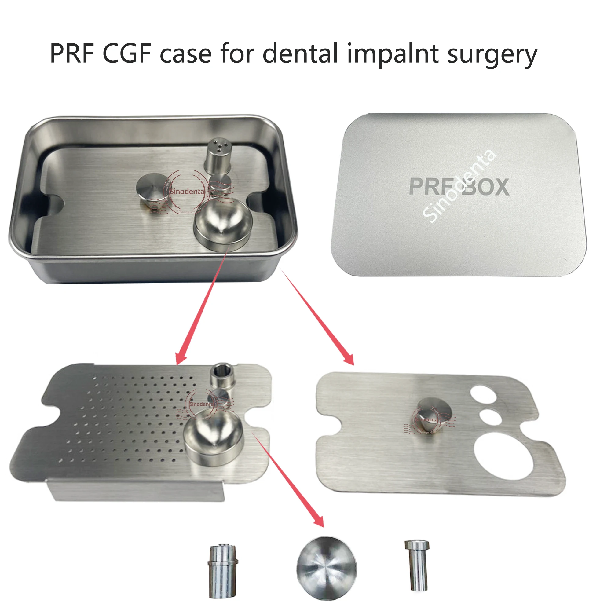 2025 PRF Box Platelet Rich Fibrin Set Bone Graft Instrument CGF Centrifuge Tool Case for Dental Centrifuge CGF Membrane Surgery