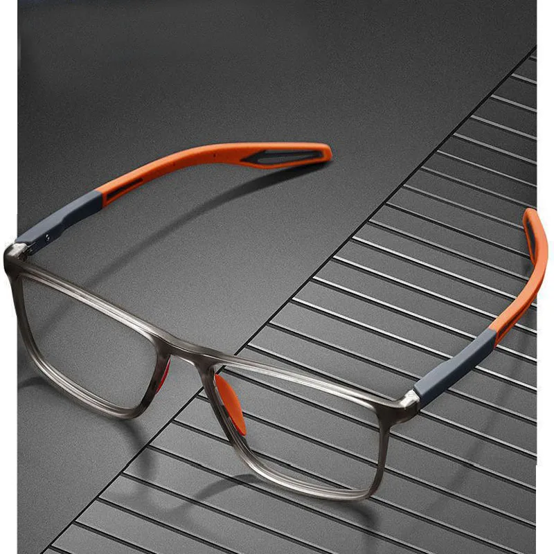 Unisex Color Changing Square Frame Óculos, Miopia Óculos, Ultraleve, Near Sight Óculos, Flexível, TR90, Homens, Mulheres, Esportes