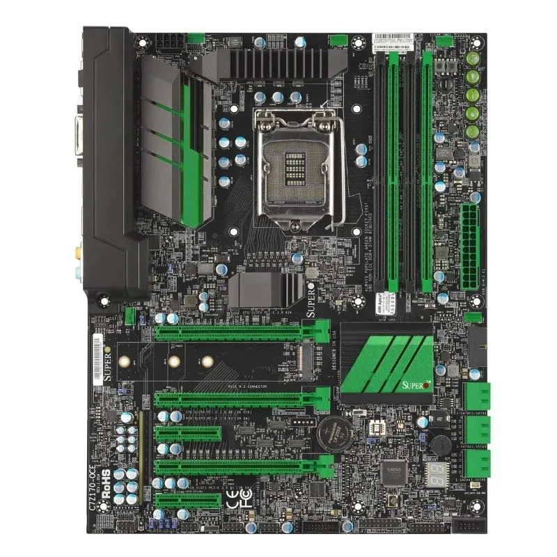 Brand New Supermicro C7Z170‑OCE LGA1151 Z170 Mainboard DDR4 64GB For 6th 7th Gen Intel Desktop Processors