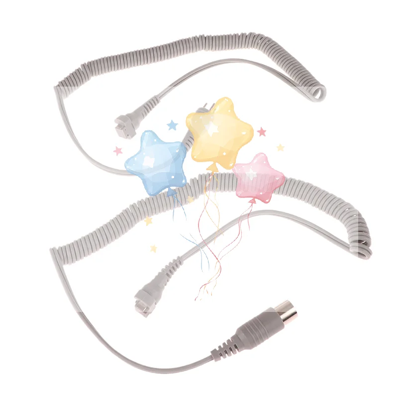 3 Pin Kabel Für UP200 Nagel Bohrer Handstück 35000 RPM Elektrische Maniküre Ausrüstung Hand Schaft Nail art Werkzeuge Zubehör