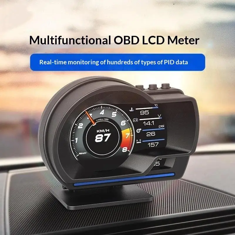 High Precision OBD2 GPS Dual System Car Head Up Display Speedometer Gauge Universal for Most Vehicle Models