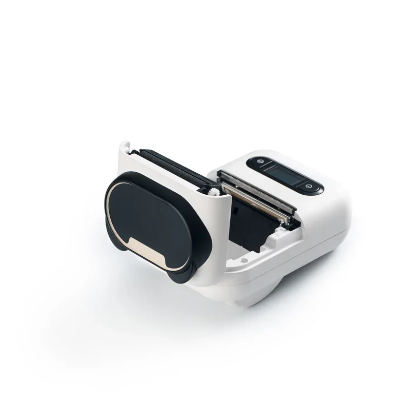 طابعة حرارية صغيرة محمولة صغيرة، اتصال بلوتوث لسهولة التشغيل، لا حاجة للحبر، سعر المتجر وملصقات الأسماء