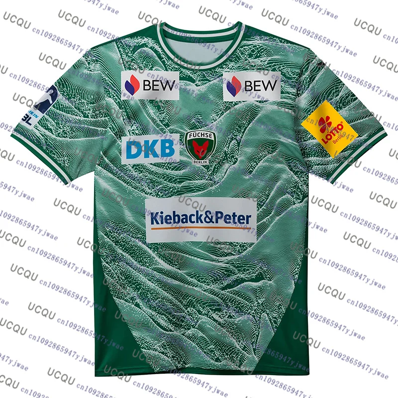 2026 New Arrival FÜCHSE Berlin RLIN Handball Jersey Sportwear Füchse Berlin トレーニングシャツ