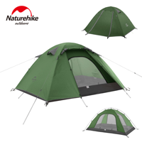 Naturehike outdoor hiking tent 2-4 people camping thickened rain and sun park picnic camping equipment