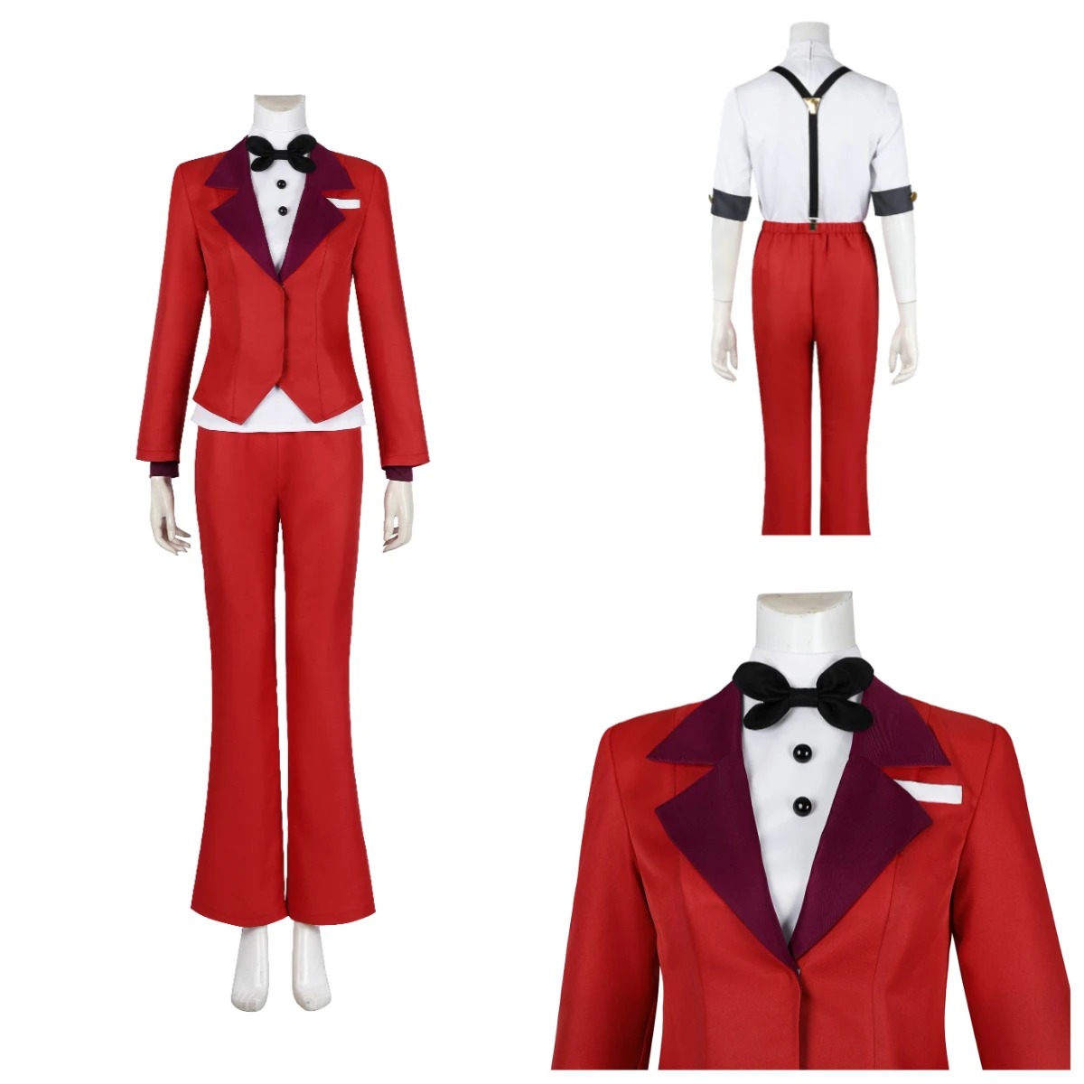 

Anime Charliee Cosplay Costume Vox Alastor Vaggie Lucifer Nifftyy Hotelling Halloween