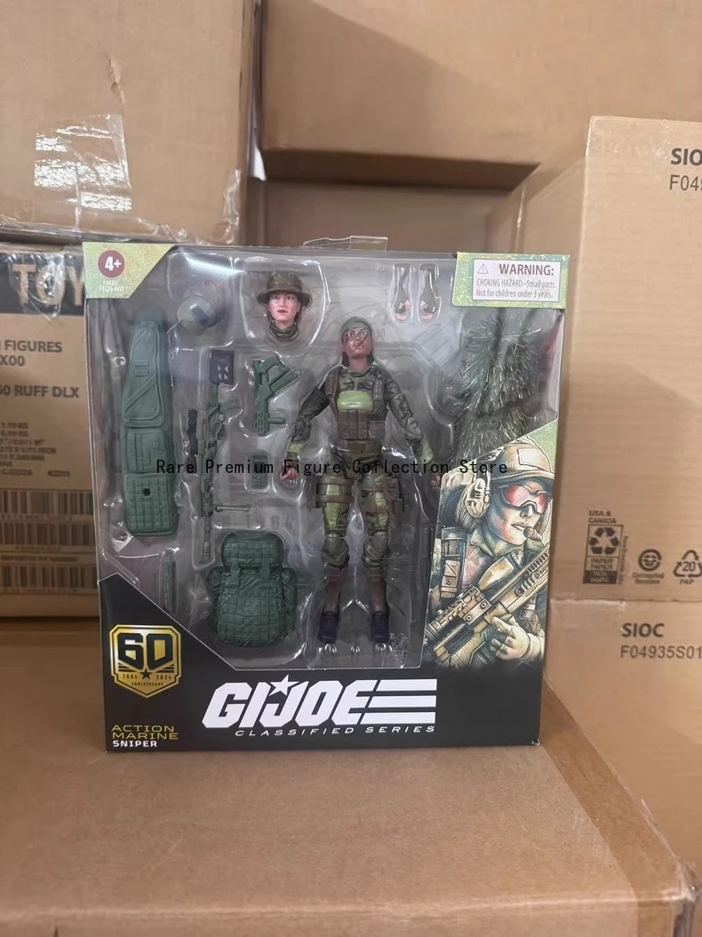 

Джи-ай-Джо Г.И. Коллекционная подвижная фигурка снайпера Джо к 60-летию компании, 6 дюймов, лимитированная серия