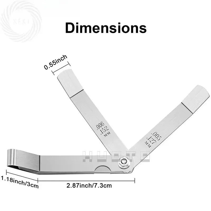 

New For Valve Clearance Adjustment Tools + Feeler Gauge 0.005 - 0.020 I For Motorcycle Engine Valve Screw Adjusting Spanner Tool