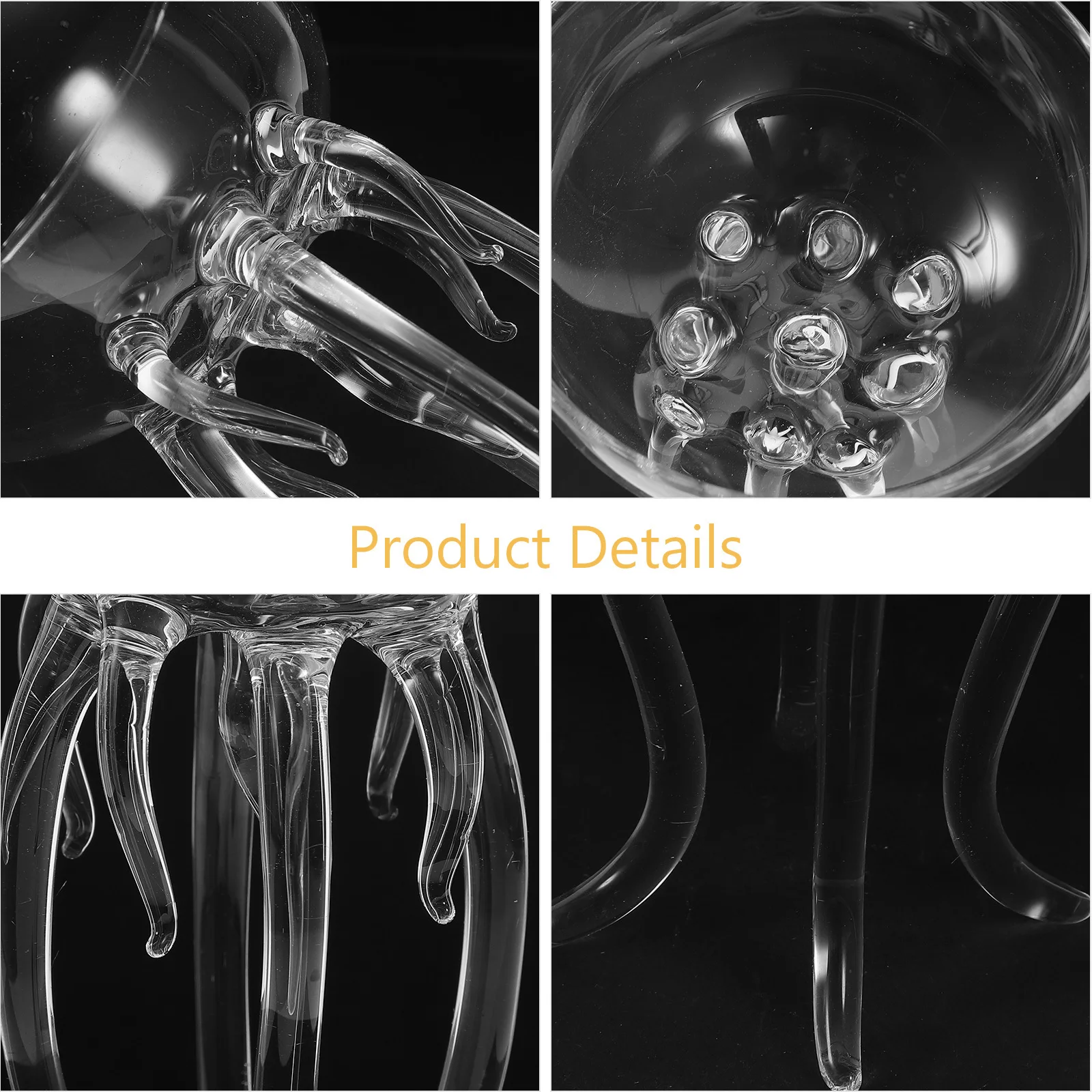 Copa de cóctel creativa, diseño único de medusas, copa de vino Premium para fiestas, cumpleaños, bodas, Bar, uso, recipiente alto para beber