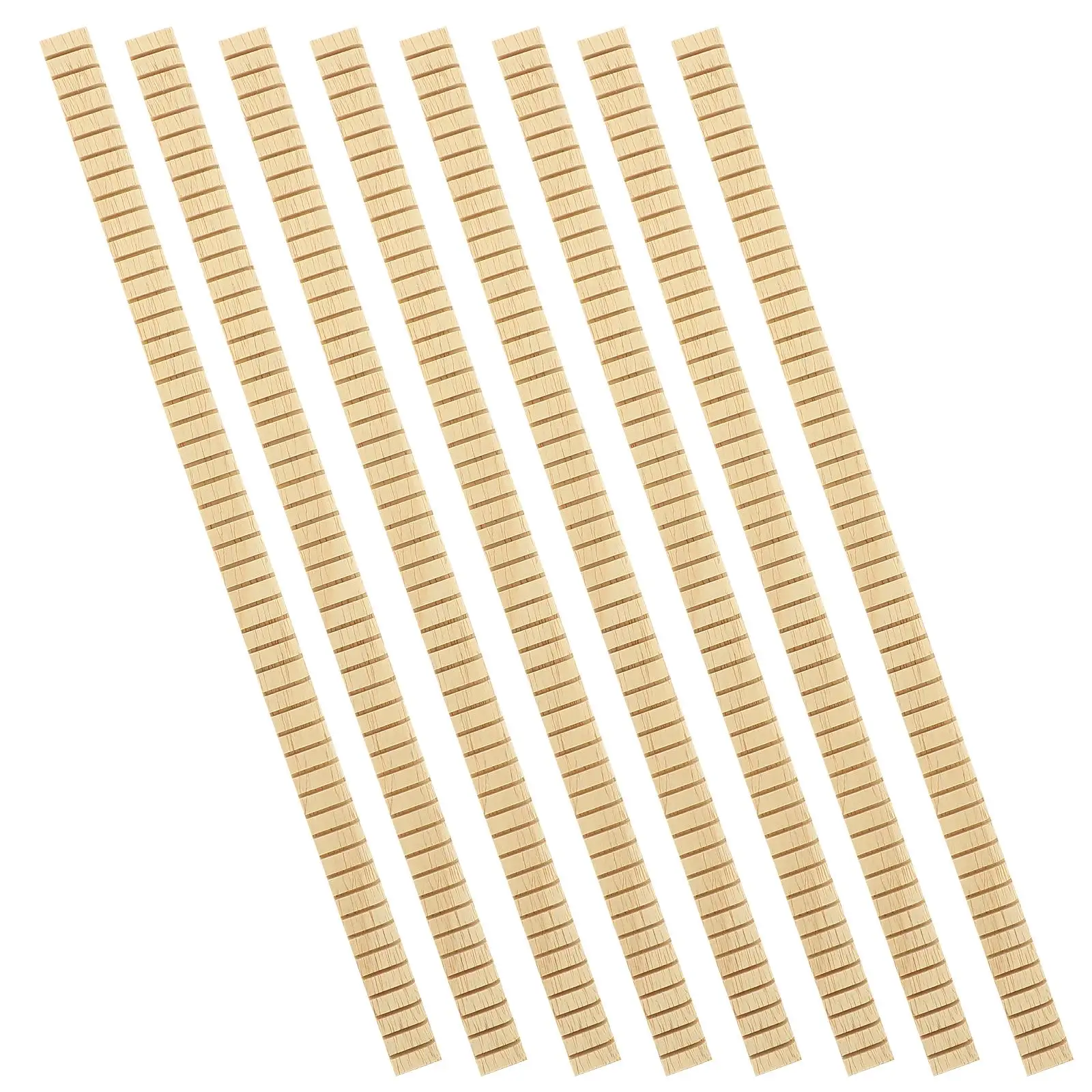 

8 Pcs Guitar Decoration Accessories Inlay Strips for Figured Body Binding Wood Inlay Guitar Parts Decorative Pieces Long Lasting