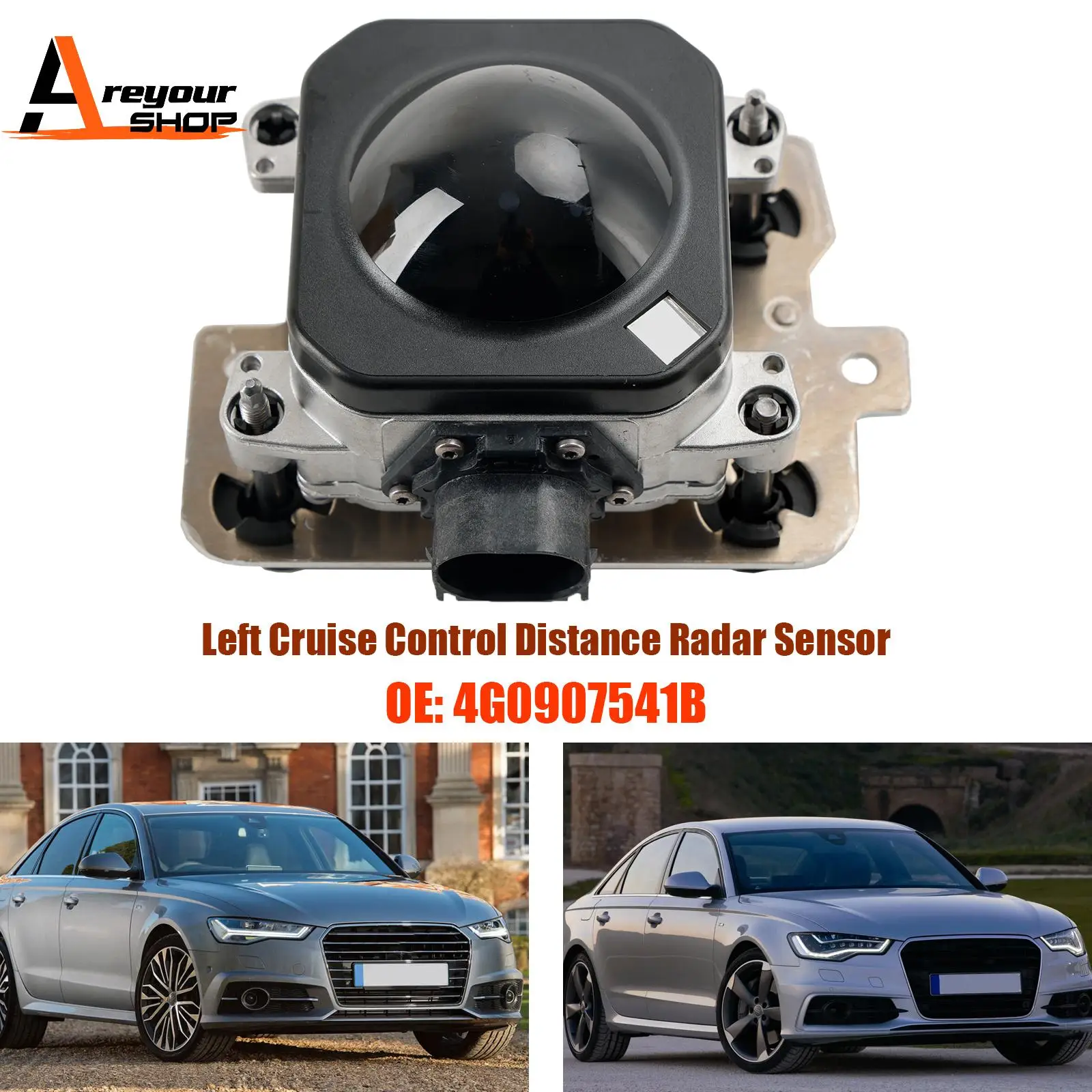 

Left+Right Cruise Control Distance Radar Sensor 4G0907541B 4G0907561B for Audi A6 A7 2016 2017 2018