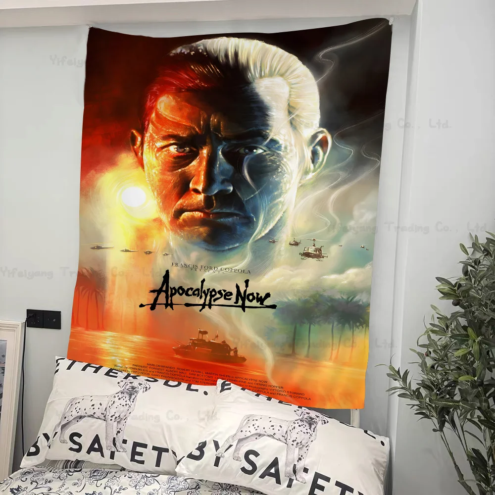 

Apocalypse Now Movie Anime Tapestry Hippie Flower Wall Carpets Dorm Decor Wall Hanging Home Decor