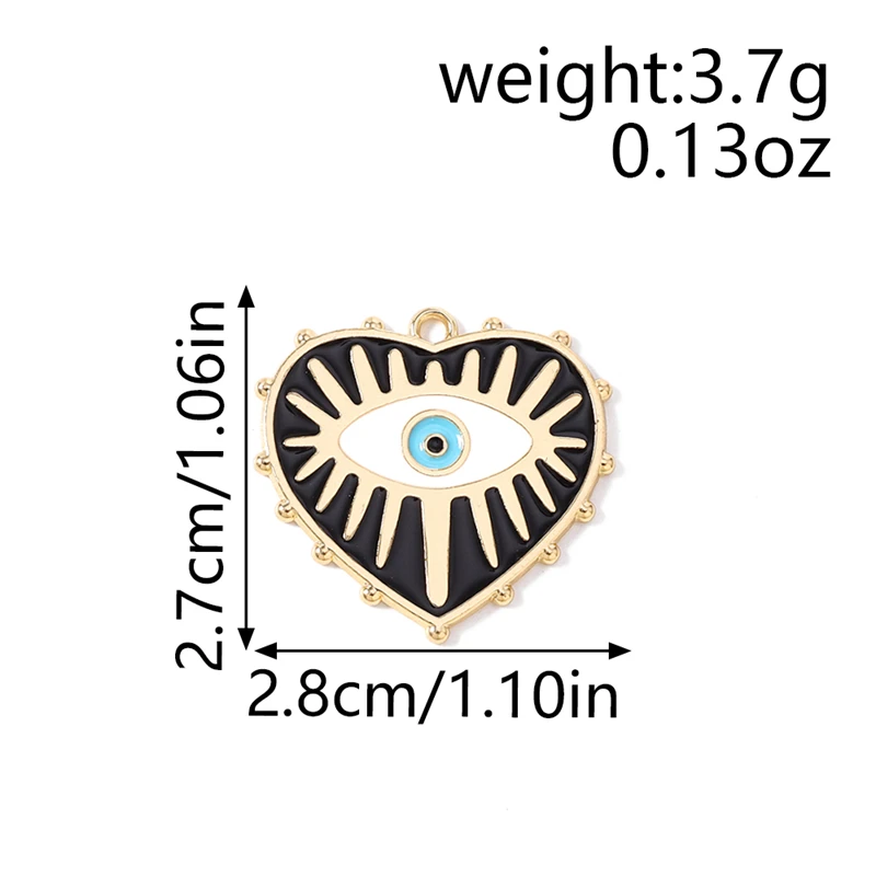 20 Stück 14x23mm Niedliche Emaille-LOVE-Buchstaben-Anhänger für Schmuckherstellung, Ohrringe, Halsketten, Armbänder, DIY-Bastelzubehör – Detail 9