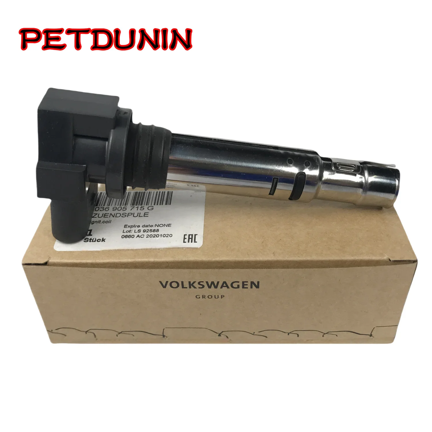 Car ignition coil 036 905 715 G suitable for Audi A1A2A3 ALHAMBRA ALTEA CORDOBA VW BEETLE BORA CADDY CC EOS GOLF JETTA PASSATB7