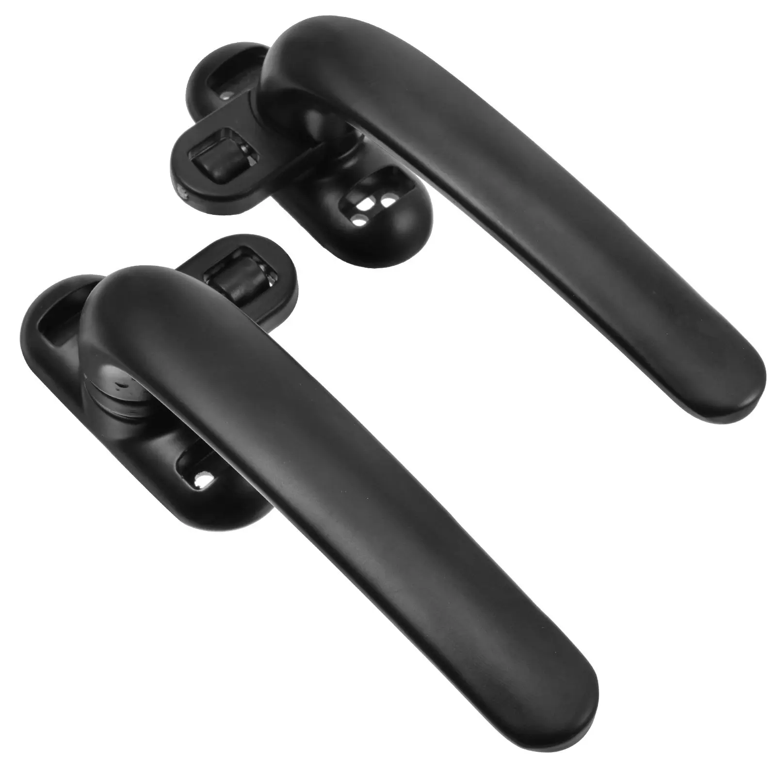 2Pcs Aluminum Alloy Window Handle Vintage Style Ergonomic Pull Handle for Old-Fashioned Push Windows Cabinets Door Hardware