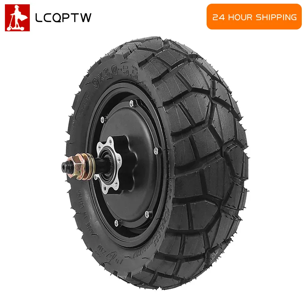 Kugoo Kirin Kukirin G2 Pro 2024 전기 스쿠터용 48V 600W 엔진 모터, Aoxin 9×3.0-5.5 진공 타이어 포함 후륜 모터 어셈블리