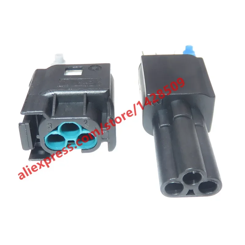 1 Set 3 Pin AMP Wire Connector Female Male Accelerator Pedal Socket Waterproof Electrical Connector For Benz BMW 9-967081-1