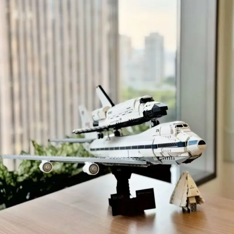 جديد 2417 قطعة بوينغ 747 طائرة النقل طائرة بنة نموذج ألعاب تعليمية هدايا عيد الميلاد للأطفال