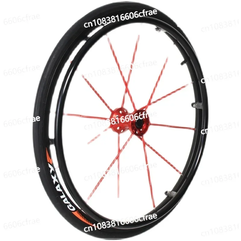 Wheel Rear Large Wheel 24 Inch Disabled Wheelchair Rear Wheel Full Set of Accessories Quick Release Hub with Bearing