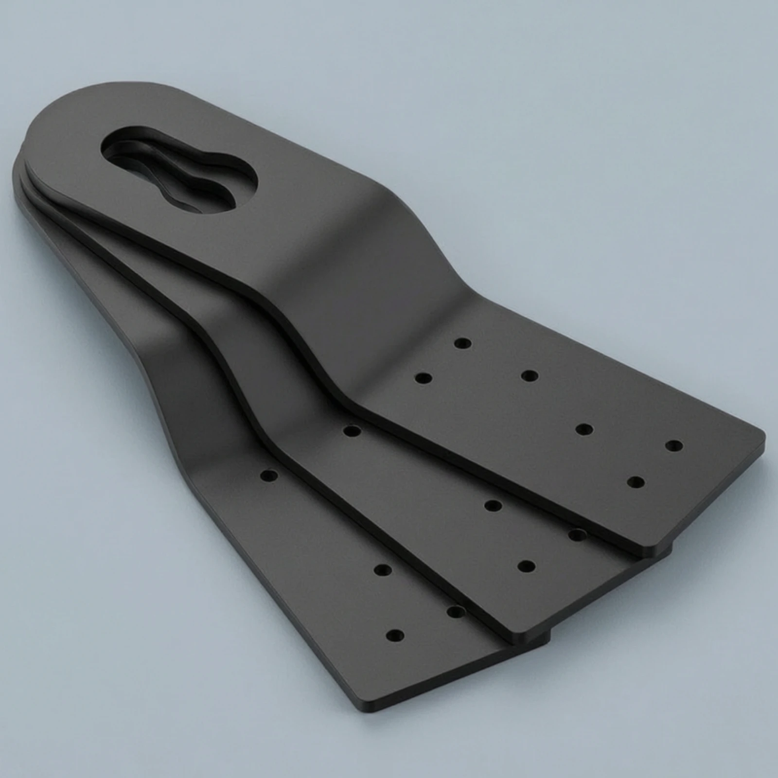 3 Pieces Roof Safety Anchor Powder-Coated Anchor Plate with Keyhole Hardware Heavy Duty Corrosion-Resistant for Roofers
