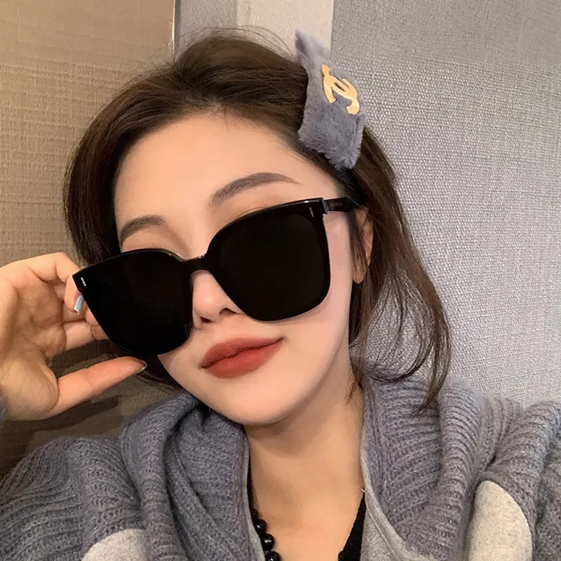

High-End Trendy UV Resistant Sunglasses for Big Faces Fashionable Internet Famous Style Sunscreen for Men Women