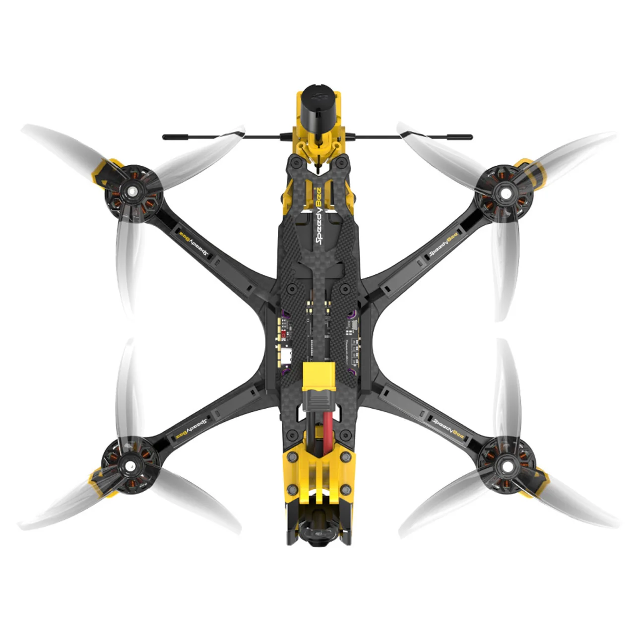 SpeedyBee Master 5 V2 HD O3 Unità aerea Freestyle Drone Set con SpeedyBee F405 V3 Stack 2306 1900KV 6S Motore