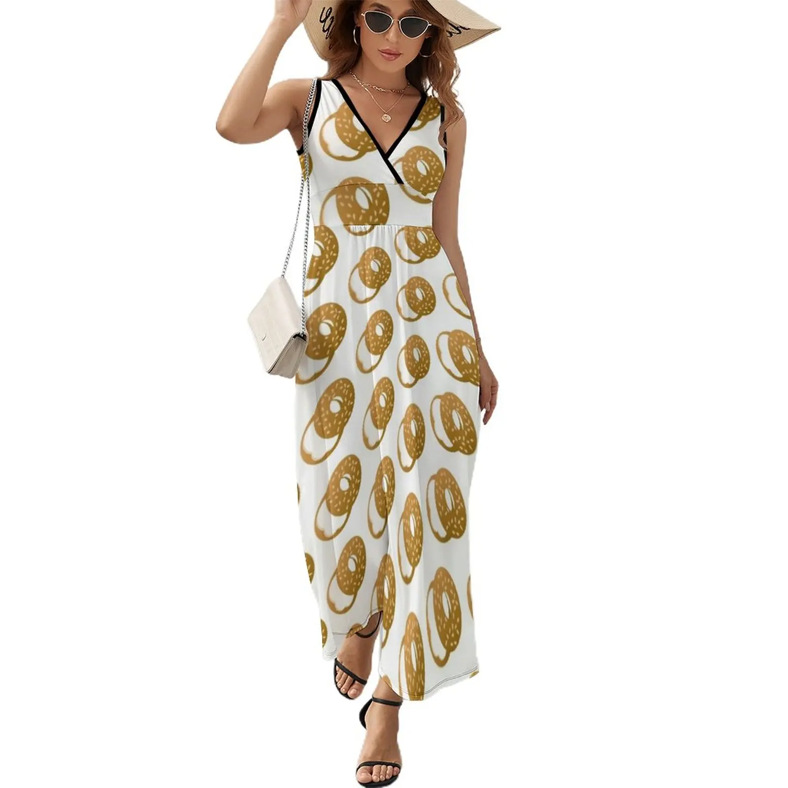 

Bagel Sleeveless Dress Long dress woman dresses for woman dresses for prom Casual dresses