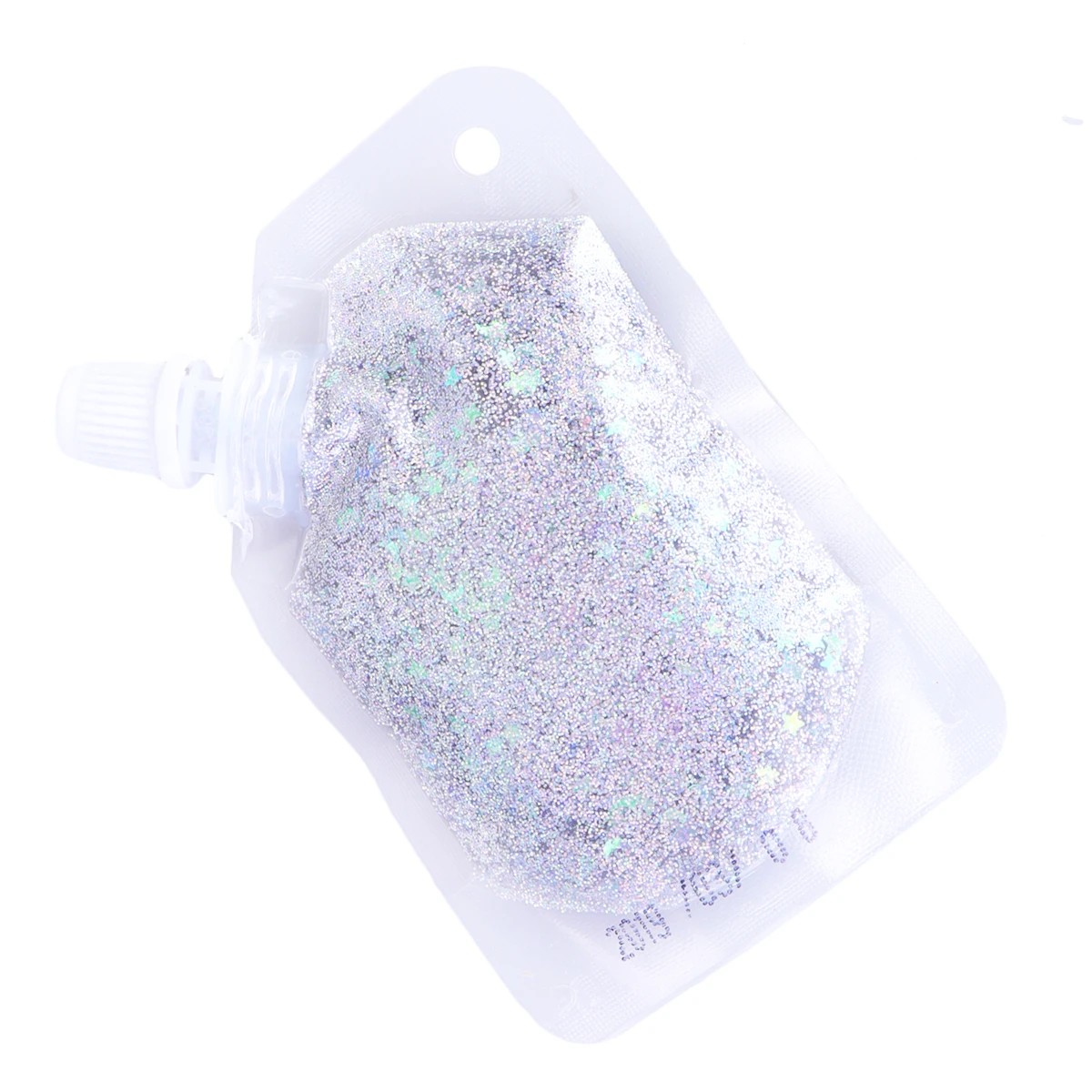 

Sequined Gel Body Facial Brilliant Silver Paillette Glitter Party Makeup Decoration Long Lasting Glitter Body Gel for Face Hair