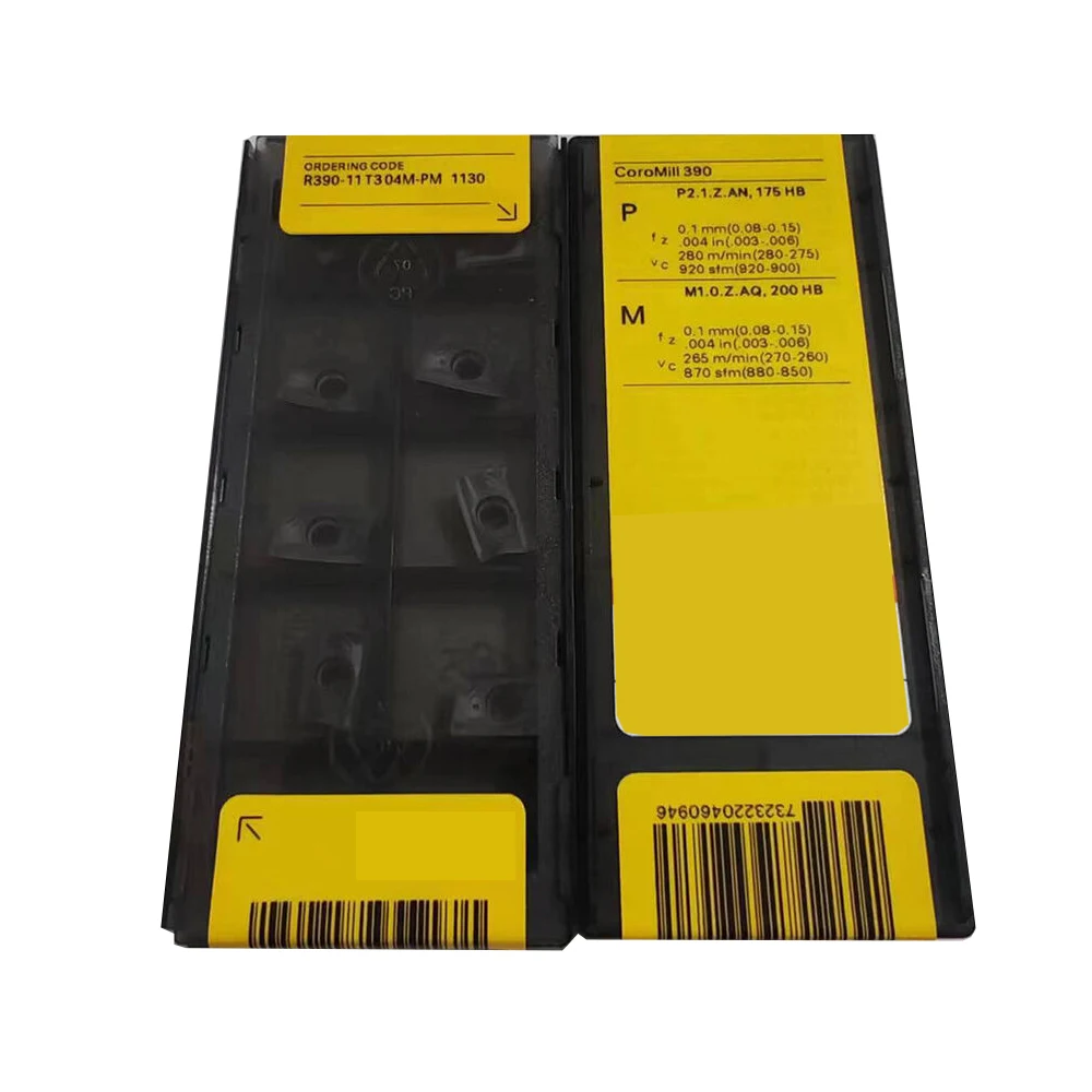 

20pcs (2BOX) Free Shipping R390-11T304M-PM1130 Milling Inserts CNC Lathe Tools For Processing steel parts R390-11T304M