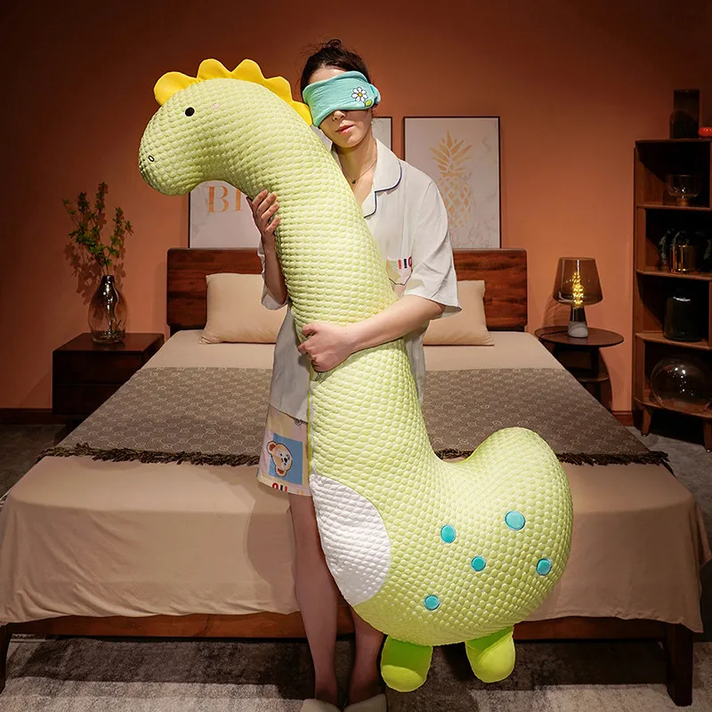 

90-150CM Kawaii Husky Unicorn Goose Dinosaur Deer Peluche Toys Pregnant Woman Sleeping Pillow Comforting Dolls for Girls