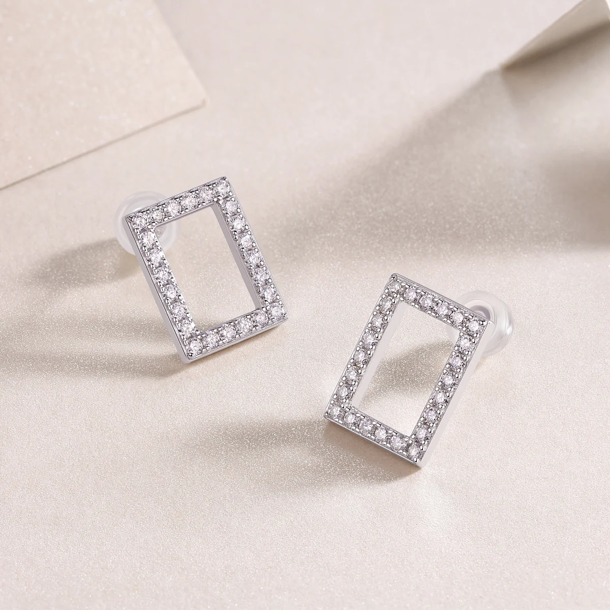 0.38Cttw D Kleur Moissanite Studs Oorbellen Voor Vrouwen 100% 925 Sterling Zilver Diamant Bruiloft Vonken Elegante Fijne Sieraden Cadeau