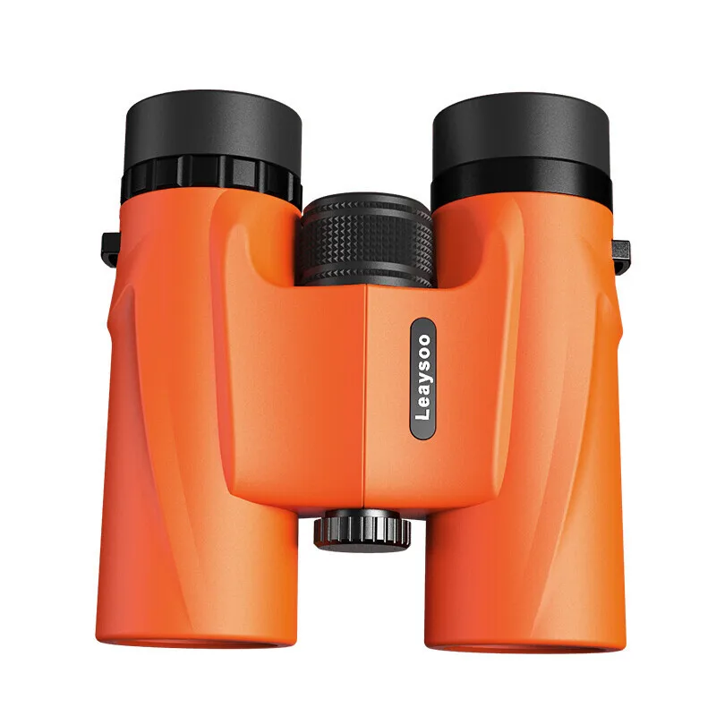 Leaysoo 10x32 Orange Binoculars HD Portable Waterproof Adventure Concert