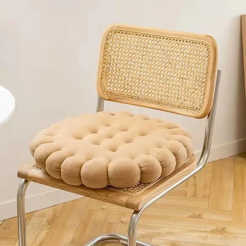 

Sitting Biscuit Cushion Soft Shape Cushion Decorative Pillow Sofa Chair Car Seat Pad Outdoor Cookie Tatami Back Cushion