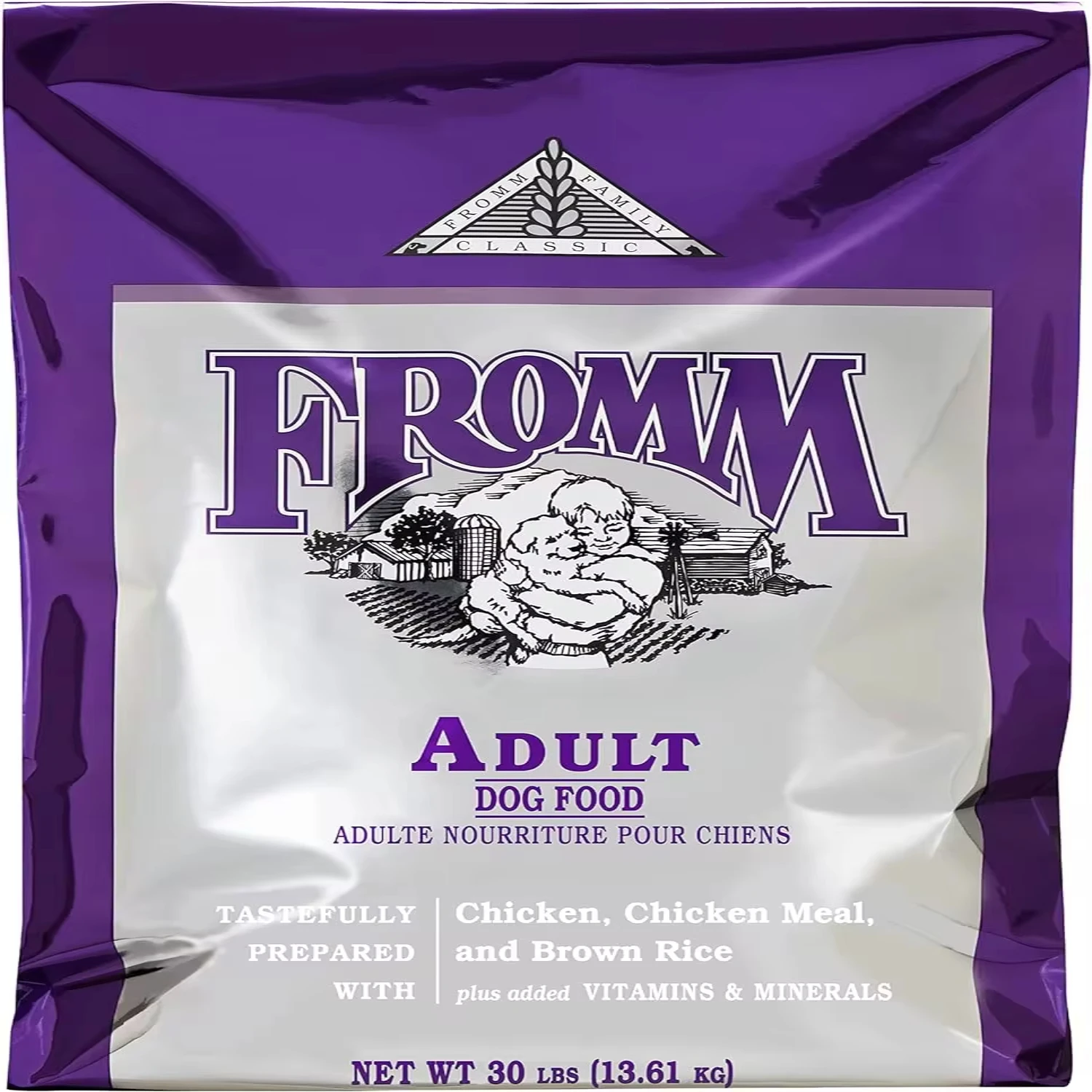 

Fromm Classic Adult Dog Food - Premium Dry Dog Food Large, Medium, & Small Breeds - Chicken Recipe - 30 lb