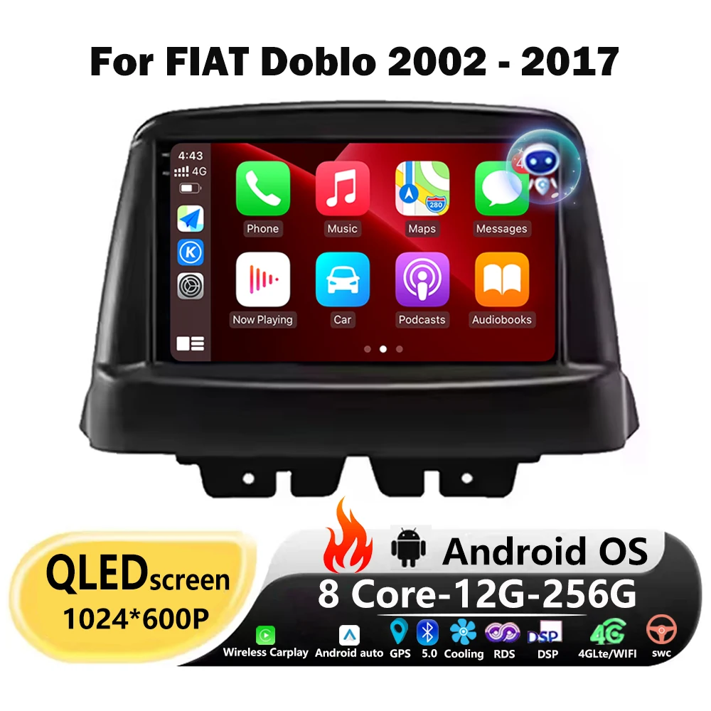 7 Inch For Fiat Dob…