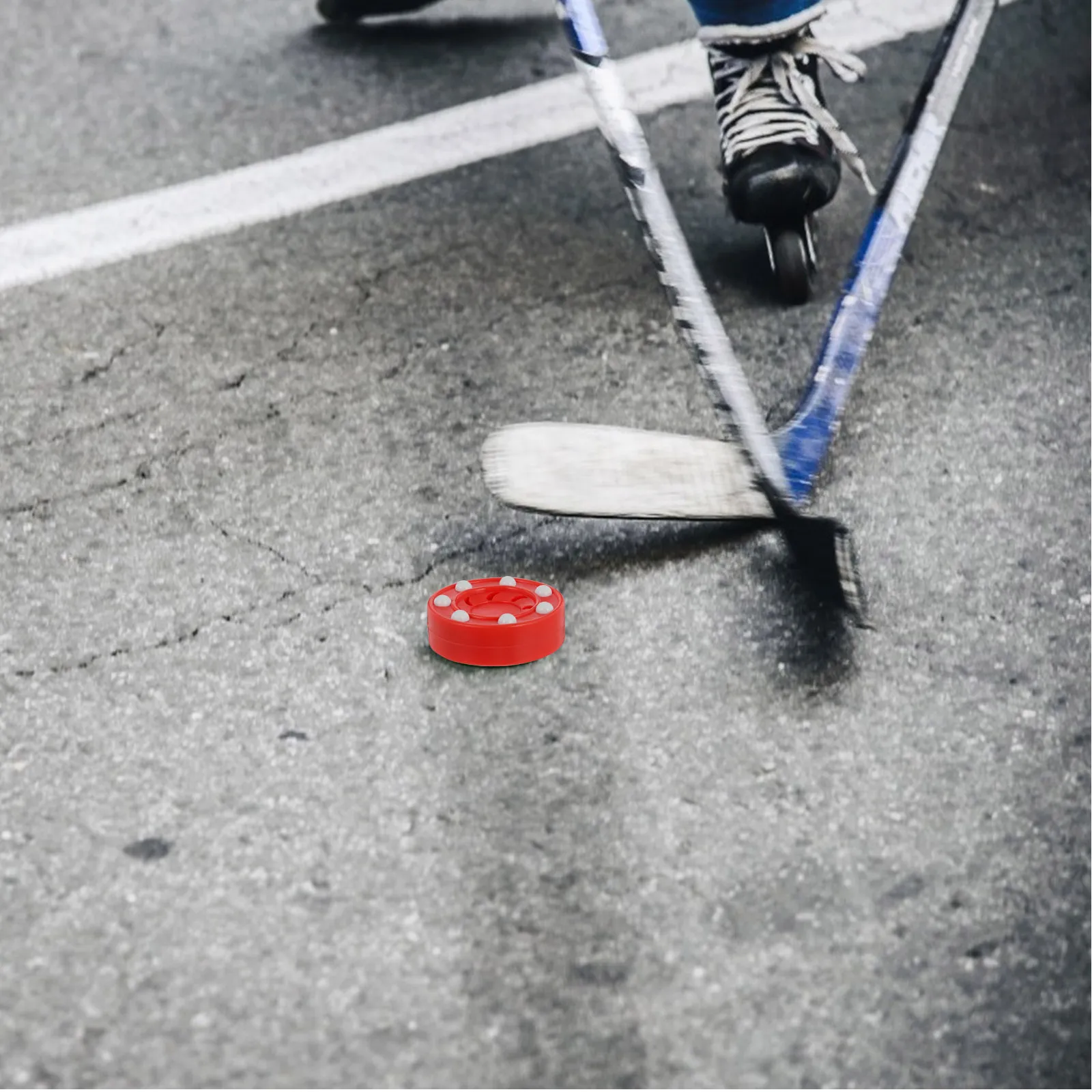 

2 шт. универсальные держатели для хоккейных шайб (для травы, льда, улицы, пола)