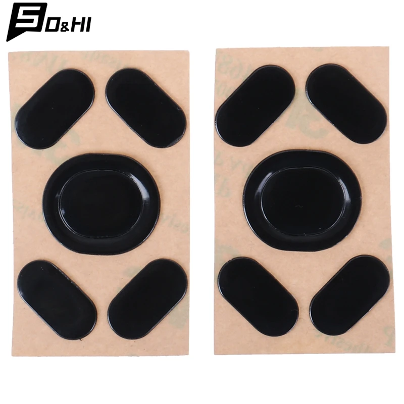 2sets 0.6mm Thickness Replace Mouse Feet Mouse Skates For   G102/G203/GPRO Gaming Mouse