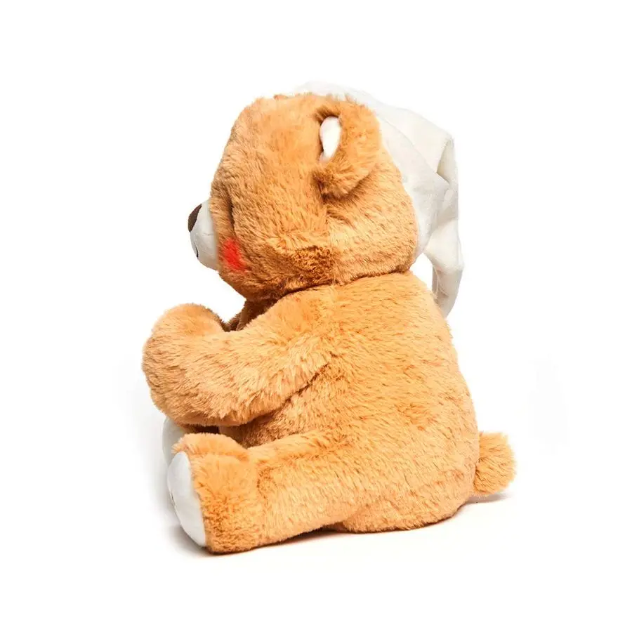 Zampe di fienile per orsetto di preghiera Orso tibetano animato Peluche di peluche Praia che si illumina e canta È ha preso tutto il mondo in alto