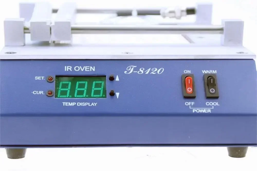 

2026 T-8120 Нагревательный стол 200*240 мм SMD Инфракрасный предварительный нагрев ПИД Станция контроля температуры Платформа