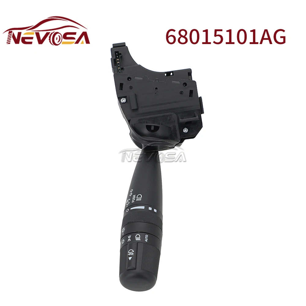 NEVOSA For Chrysler Dodge Jeep 2013 2014 2015 2018 68015101AG Fog Lights Auto Headlights Multifunction Turn Signal Switch