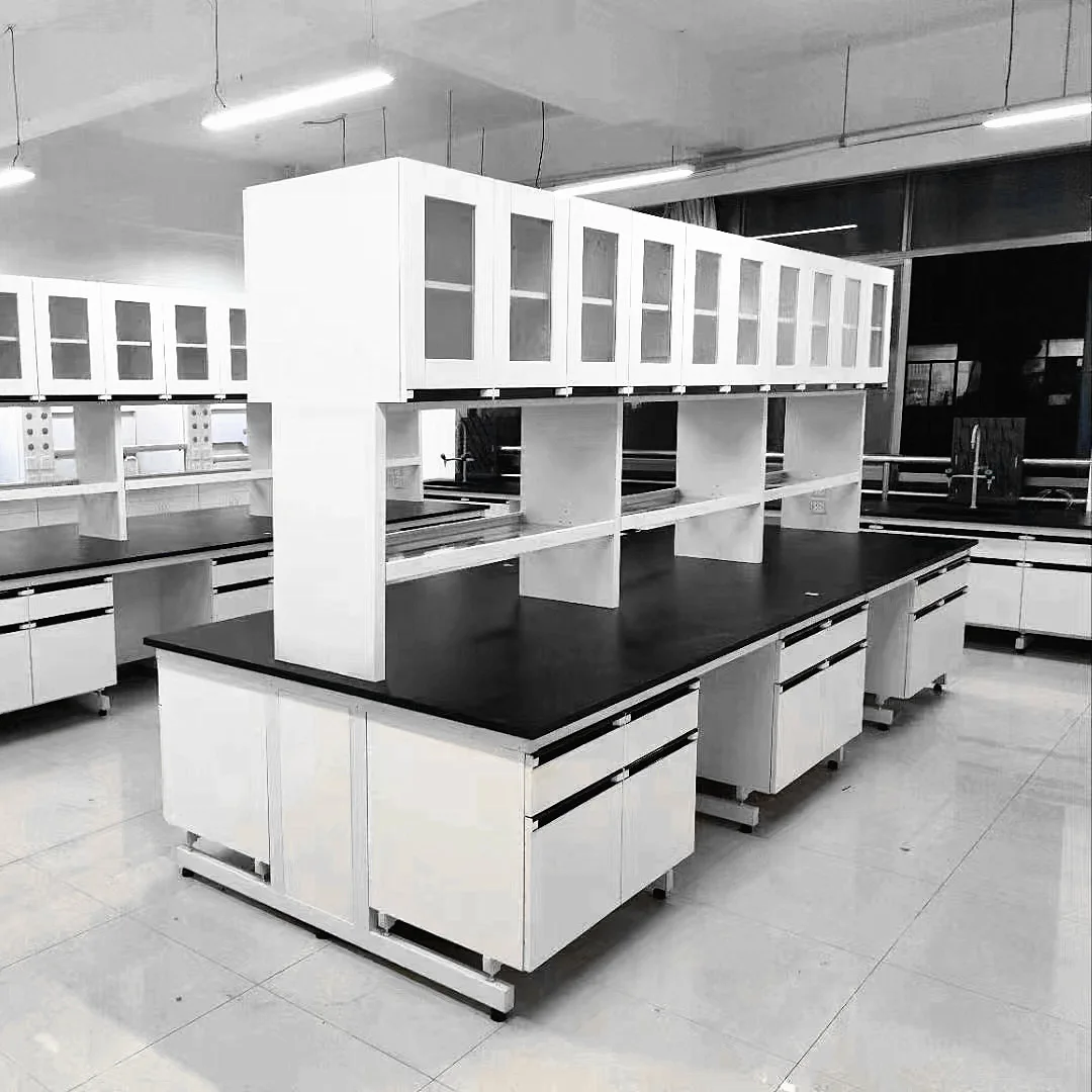 Laboratory Side Bench Workbench Central Bench All-steel Test Bench