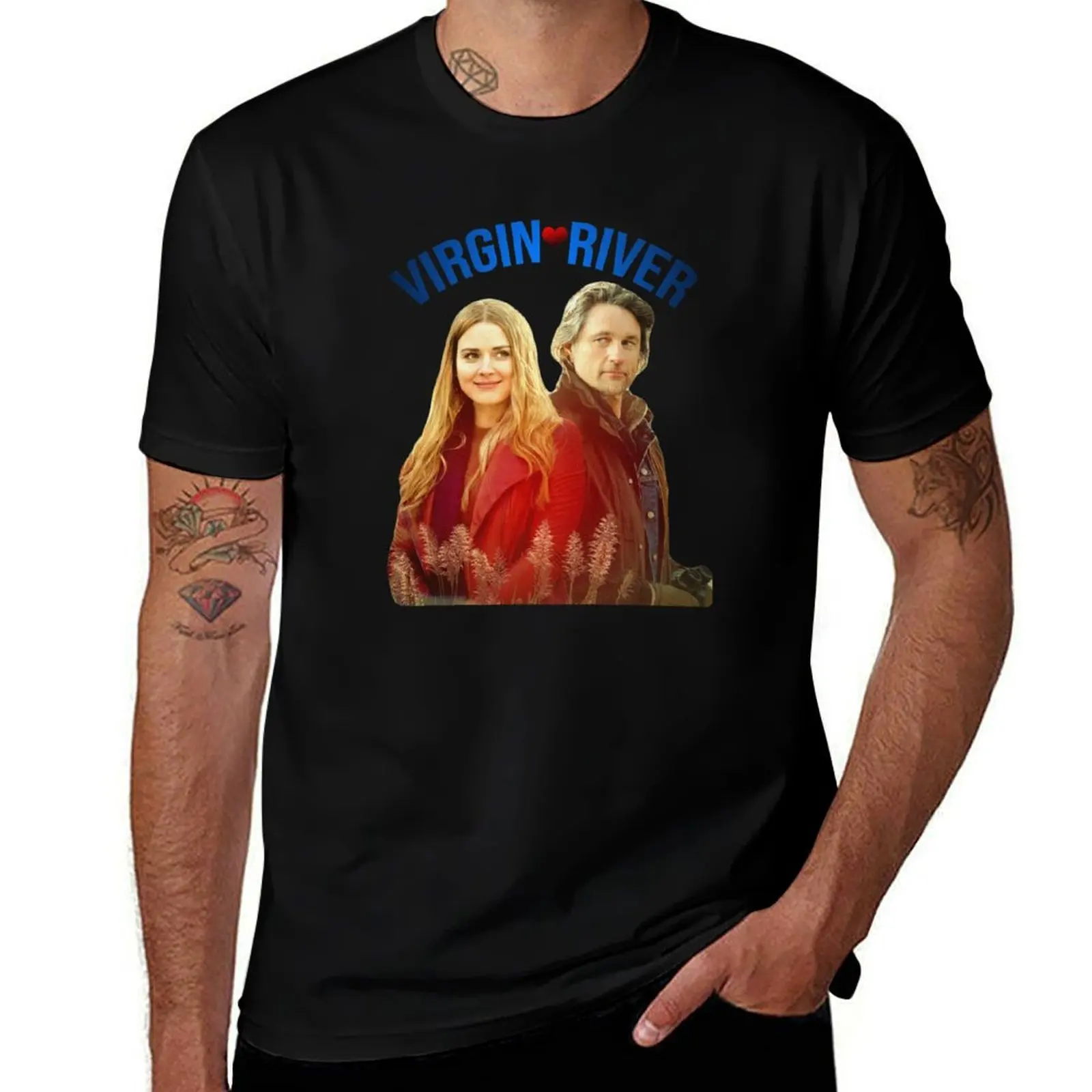

Virgin River Show Poster T-Shirt t shirts for man graphic funny cotton t shirts man 100% T-Shirt