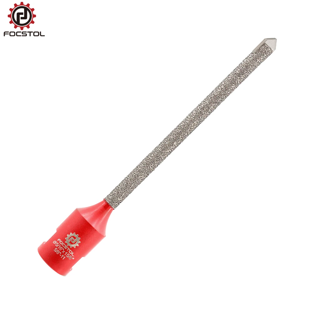 FOCSTOL Diamond Milling Bit Dia 8mm head hard alloy Remove Mortar Between Bricks Stones for Expanding Holes Finger Mill Bit