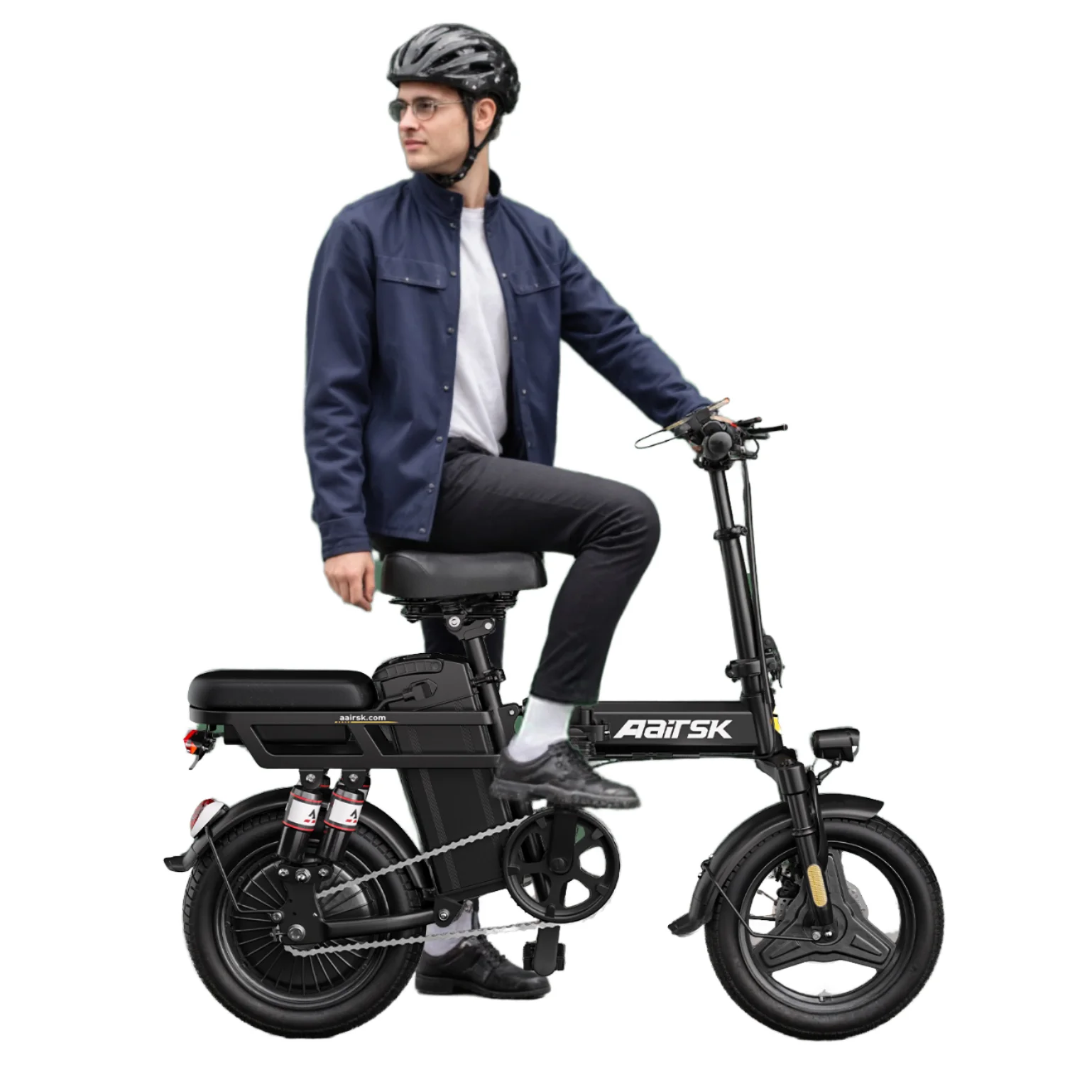 *for Special 48V 15AH Lithium Battery Rear Hub Motor Foldable Electric Bicycle LCD Display Adults Rear Carrier Urban Min