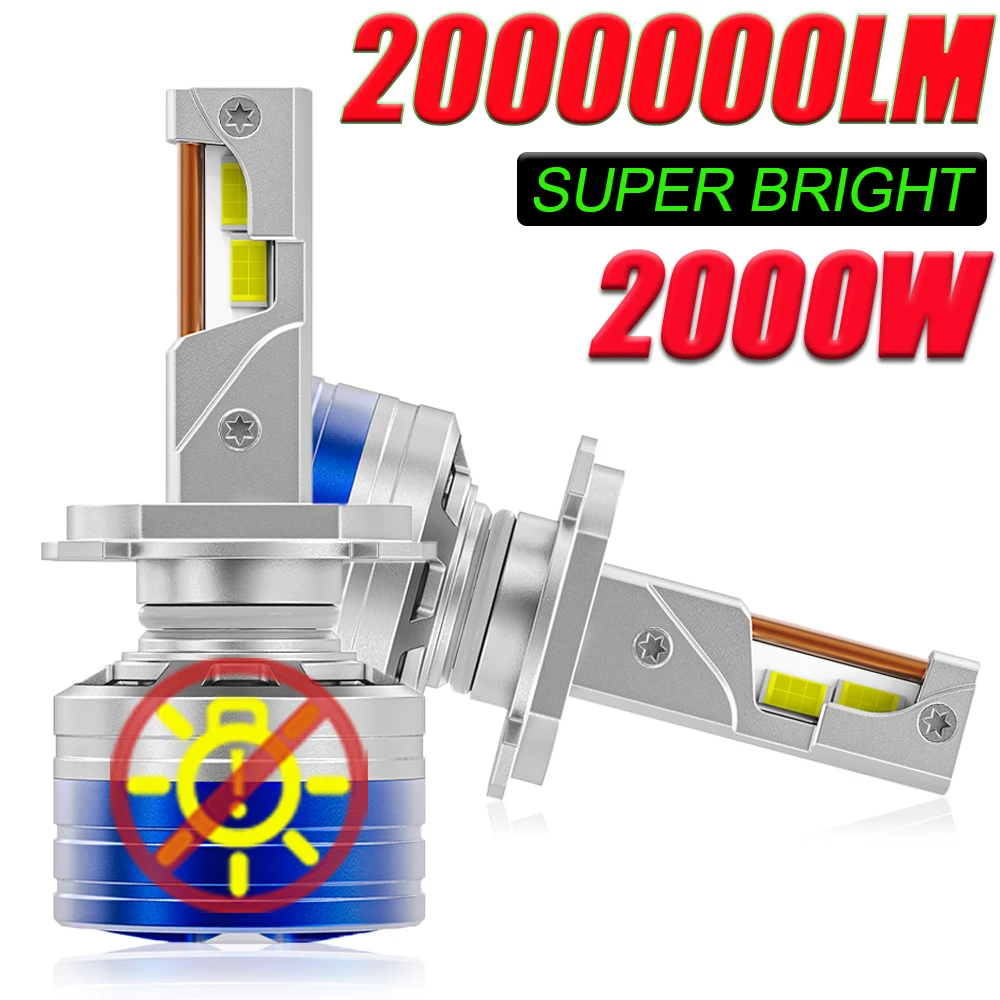 

H7 H4 LED Lights 1300000LM Super Bright Canbus Car Headlight H1 H11 H9 H8 9005 HB3 9006 HB4 Spotlights Turbo Auto Lamp Fog Bulbs